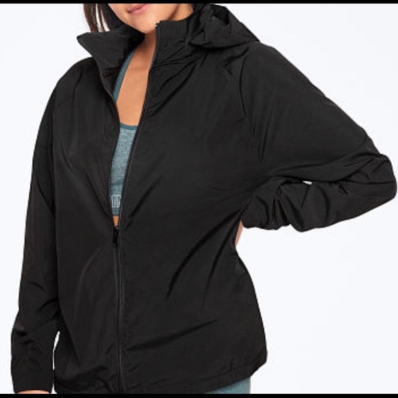 ONLY 1 LEFT New Victoria Secret black anorak - Picture 1 of 3